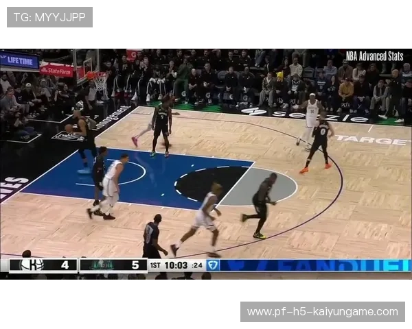 小波特接连命中两球，篮网进攻端无懈可击